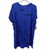 Tunika oversize krátký rukáv dámské (XL/2XL ONE SIZE) ITALSKÁ MÓDA IM422361/DR (Velikost XL/2XL, Barva Černá)