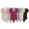 Body krátký rukáv dámské (S/M ONE SIZE) ITALSKÁ MÓDA IMM22418/DR (Velikost S/M/L, Barva fialová světlá)