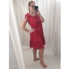 Šaty letní s kabelkou bez rukávu dámské (L/XL ONE SIZE) ITALSKá MóDA IM422680/DR (Velikost S/M/L, Barva červená)