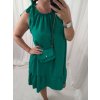 Šaty letní s kabelkou bez rukávu dámské (L/XL ONE SIZE) ITALSKá MóDA IM422680/DR (Velikost S/M/L, Barva červená)