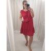 Šaty letní s kabelkou bez rukávu dámské (L/XL ONE SIZE) ITALSKá MóDA IM422680/DR (Velikost S/M/L, Barva červená)