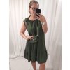 Šaty letní s kabelkou bez rukávu dámské (L/XL ONE SIZE) ITALSKá MóDA IM422680/DR (Velikost S/M/L, Barva červená)