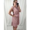 Šaty letní s kabelkou bez rukávu dámské (L/XL ONE SIZE) ITALSKá MóDA IM422680/DR
