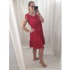 Šaty letní s kabelkou bez rukávu dámské (L/XL ONE SIZE) ITALSKá MóDA IM422680/DR (Velikost S/M/L, Barva červená)