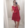 Šaty letní s kabelkou bez rukávu dámské (L/XL ONE SIZE) ITALSKá MóDA IM422680/DR (Velikost S/M/L, Barva červená)