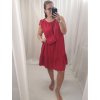 Šaty letní s kabelkou bez rukávu dámské (L/XL ONE SIZE) ITALSKá MóDA IM422680/DR (Velikost S/M/L, Barva červená)
