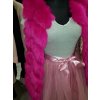 Sukně ke kolenům tylová dámská se spodničkou (S/M/L) AFASHION AF18059/DU
