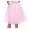 Sukně ke kolenům tylová dámská se spodničkou (S/M/L) AFASHION AF18059/DU