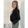 Sako dlouhý rukáv dámské (S/M ONE SIZE) ITALSKÁ MÓDA IMPLP2386440090/DU (Velikost S/M/L, Barva Černá)