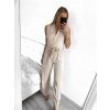 Overal dlouhý elegantní bez rukávu dámský (S/M ONE SIZE) ITALSKÁ MÓDA IMWK2323667/DU (Velikost S/M/L, Barva béžová)