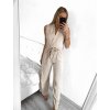 Overal dlouhý elegantní bez rukávu dámský (S/M ONE SIZE) ITALSKÁ MÓDA IMWK2323667/DU (Velikost S/M/L, Barva béžová)