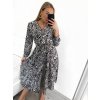 Šaty dlouhé košilové letní dlouhý rukáv dámské (S/M ONE SIZE) ITALSKÁ MÓDA IMW23A758/DU (Velikost S/M/L, Barva hnědá leopard)