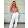 Top croptop krajkový na ramínka dámský (S/M ONE SIZE) ITALSKÁ MÓDA IMPMD233045/DU (Velikost S/M/L, Barva bílá)