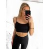 Top/croptop na ramínka dámský (S/M ONE SIZE) ITALSKÁ MÓDA IMPHD234070/DU