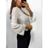 Tričko elegantní dlouhý rukáv dámské (S/M ONE SIZE) ITALSKÁ MÓDA IMPGM234489/DU
