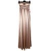 Šaty společenské dlouhé na ramínka  saténové dámské (S/M ONE SIZE) ITALSKÁ MÓDA IMPBB23B23505/DU (Velikost S/M/L, Barva Černá)
