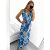 Šaty letní dlouhé na ramínka icecool dámské (S/M ONE SIZE) ITALSKÁ MÓDA IMM23M5602/DR (Velikost S/M/L, Barva bílá)