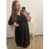 Šaty letní šifonové krátký rukáv dámská nadrozměr (2XL/3XL ONE SIZE) ITALSKÁ MÓDA IMWGM231413/DU