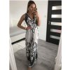 Šaty dlouhé letní icecool bez rukávu dámské (M/L, XL/XXL) ITALSKÁ MODA ainuosi IMB239903/DUR (Velikost M/L, Barva bílá)