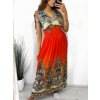 Šaty dlouhé elegantní icecool bez rukávu dámské (M/L, XL/2XL) AINUOSI ITALSKÁ MODA IMB232109/DU
