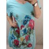 Šaty letní volnočasové krátký rukáv dámské (L/XL/XXL ONE SIZE) ITALSKÁ MÓDA IM422384/DU (Velikost L/XL/2XL, Barva bílá)