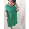 Šaty krátký rukáv oversize dámské (L/XL/2XL ONE SIZE) ITALSKÁ MÓDA IM4211032/DR