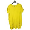 Šaty krátký rukáv oversize dámské (L/XL/2XL ONE SIZE) ITALSKÁ MÓDA IM4211032/DR