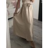 Sukně letní dlouhá saténová dámská (S/M ONE SIZE) ITALSKÁ MÓDA IMM23MS63065/DUR