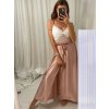 Sukně letní dlouhá saténová dámská (S/M ONE SIZE) ITALSKÁ MÓDA IMM23MS63065/DUR