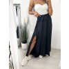 Sukně letní dlouhá saténová dámská (S/M ONE SIZE) ITALSKÁ MÓDA IMM23MS63065/DUR
