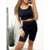 Souprava kraťasy a top bez rukávu dámská (S/M ONE SIZE) ITALSKÁ MÓDA IMPGM2310877/DU