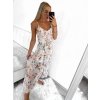 Šaty letní dlouhé šifonové na ramínkách dámské (S/M ONE SIZE) ITALSKÁ MÓDA IMWG222234/DU (Velikost S/M/L, Barva bílá)