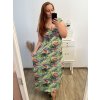 Šaty dlouhé bez rukávu icecool dámské (L/XL/2XL ONE SIZE) AINUOSI  FRANCOUZSKÁ MÓDA fmb23b903-37/DUR (Velikost L/XL, Barva modrá)