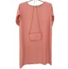 Šaty s kabelkou krátký rukáv dámské nadrozměr (2XL/3XL ONE SIZE) ITALSKá MóDA IM423064/DU (Velikost 2LX/3XL, Barva Černá)