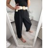Kalhoty dlouhé letní dámské (S/M/L ONE SIZE) ITALSKÁ MÓDA IM322061/DR (Velikost S/M/L, Barva Černá)