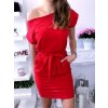 Šaty sportovní letní krátký rukáv dámské (S/M ONE SIZE) ITALSKá MóDA IMM22916/DR (Velikost S/M/L, Barva Černá)