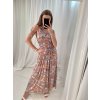 Šaty dlouhé elegantní icecool bez rukávu dámské (M/L, XL/XXL) AINUOSI  ITALSKÁ MODA IMB23FW56-20/DUR