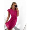 Šaty košilové dlouhý rukáv dámské (S/M/L/XL ONE SIZE) ITALSKÁ MÓDA IMC22LENA/DR (Velikost S/M/L, Barva Černá)