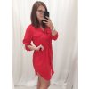 Šaty košilové dlouhý rukáv dámské (S/M/L/XL ONE SIZE) ITALSKÁ MÓDA IMC22LENA/DR (Velikost S/M/L, Barva Černá)