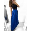 Sukně maxi dlouhá v pase na žabičkování dámská MAXIMA (S/M/L ONE SIZE) ITALSKÁ MÓDA IMM22MAXIMA/DR (Velikost M/L, Barva Černá)