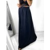 Sukně maxi dlouhá v pase na žabičkování dámská MAXIMA (S/M/L ONE SIZE) ITALSKÁ MÓDA IMM22MAXIMA/DR (Velikost M/L, Barva Černá)