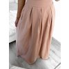 Sukně maxi dlouhá v pase na žabičkování dámská MAXIMA (S/M/L ONE SIZE) ITALSKÁ MÓDA IMM22MAXIMA/DR (Velikost M/L, Barva Černá)