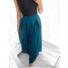 Sukně maxi dlouhá v pase na žabičkování dámská MAXIMA (S/M/L ONE SIZE) ITALSKÁ MÓDA IMM22MAXIMA/DR (Velikost M/L, Barva Černá)