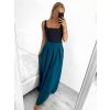 Sukně maxi dlouhá v pase na žabičkování dámská MAXIMA (S/M/L ONE SIZE) ITALSKÁ MÓDA IMM22MAXIMA/DR (Velikost M/L, Barva Černá)