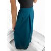 Sukně maxi dlouhá v pase na žabičkování dámská MAXIMA (S/M/L ONE SIZE) ITALSKÁ MÓDA IMM22MAXIMA/DR (Velikost M/L, Barva Černá)