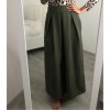 Sukně maxi dlouhá v pase na žabičkování dámská MAXIMA (S/M/L ONE SIZE) ITALSKÁ MÓDA IMM22MAXIMA/DR (Velikost M/L, Barva Černá)