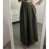 Sukně maxi dlouhá v pase na žabičkování dámská MAXIMA (S/M/L ONE SIZE) ITALSKÁ MÓDA IMM22MAXIMA/DR (Velikost M/L, Barva Černá)