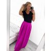 Sukně maxi dlouhá v pase na žabičkování dámská MAXIMA (S/M/L ONE SIZE) ITALSKÁ MÓDA IMM22MAXIMA/DR (Velikost M/L, Barva Černá)