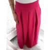 Sukně maxi dlouhá v pase na žabičkování dámská MAXIMA (S/M/L ONE SIZE) ITALSKÁ MÓDA IMM22MAXIMA/DR (Velikost M/L, Barva Černá)