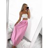 Sukně maxi dlouhá v pase na žabičkování dámská MAXIMA (S/M/L ONE SIZE) ITALSKÁ MÓDA IMM22MAXIMA/DR (Velikost M/L, Barva Černá)